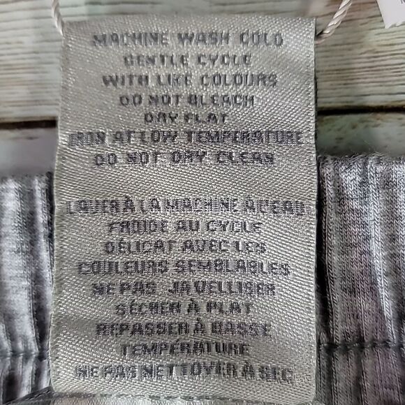 NEW NWT Charlie Paige Heather Grey Shea Tulip Pants With Tie Waistband Size XL - Picture 8 of 8